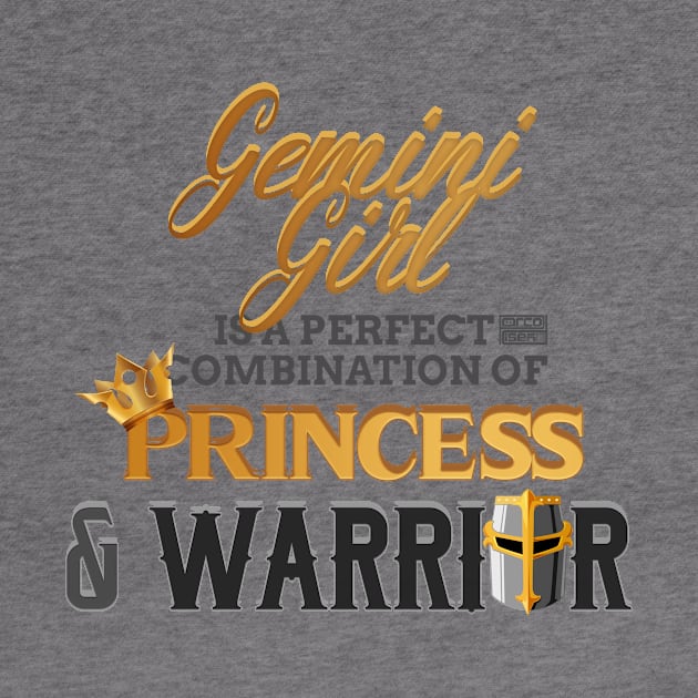 GEMINI Girl Princess Warrior Horoscope Birthday by porcodiseno